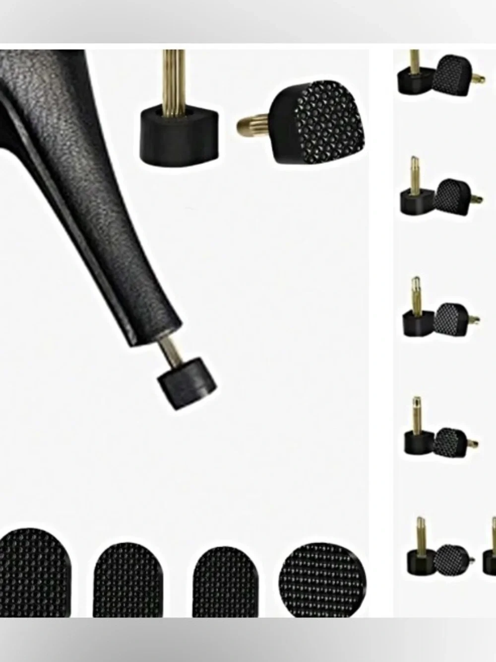 Zara Dark Brown Leatherette Heeled Pumps - Picture 9 of 9